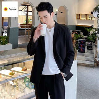 Bộ vest nam cao cấp 2 lớp dày dặn, trẻ trung phong cách Hàn Quốc