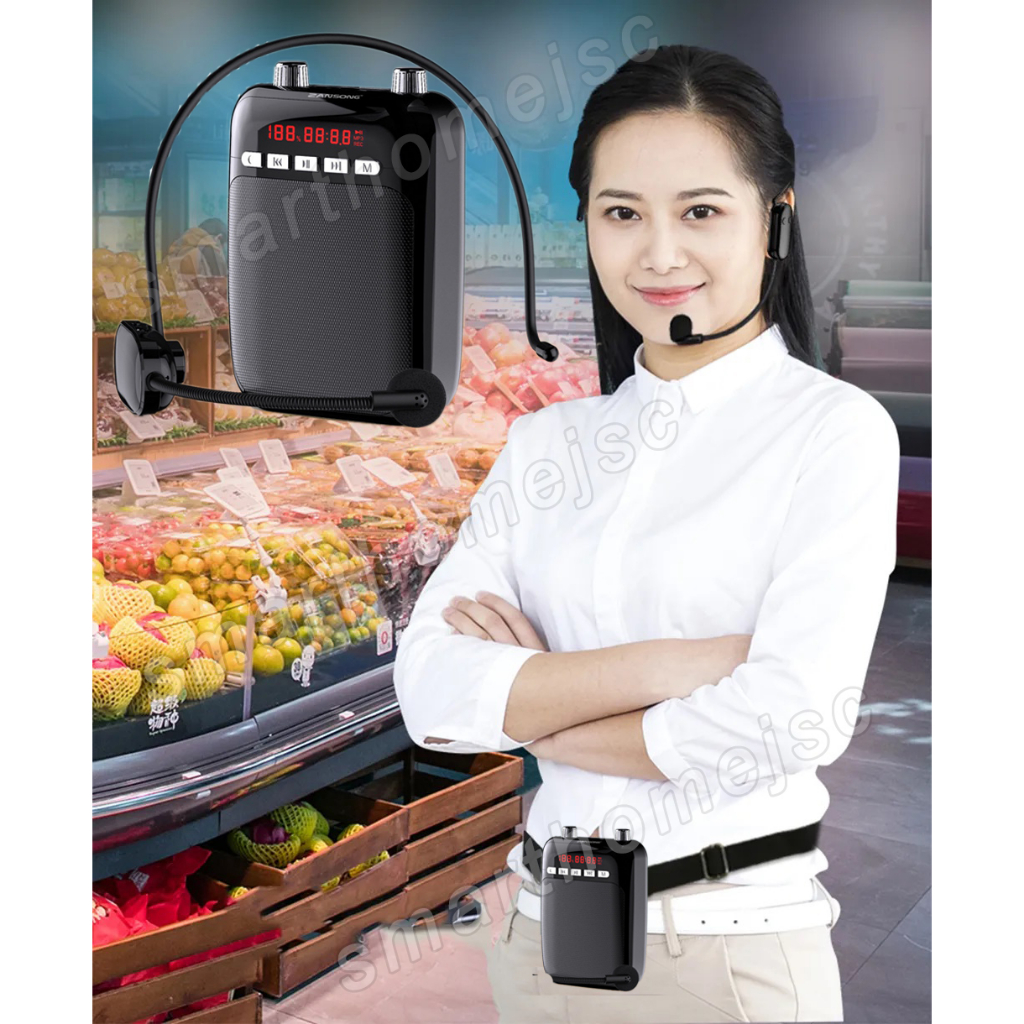 Máy trợ giảng KAW Zansong M70, kèm mic cài đầu không dây cao cấp