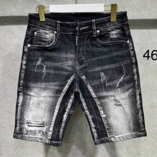 quần short jean nam ngắn đen rách thêu ông địa đẹp nhiều mẫu,chất jean dày co giãn giá tốt KAYSTORE