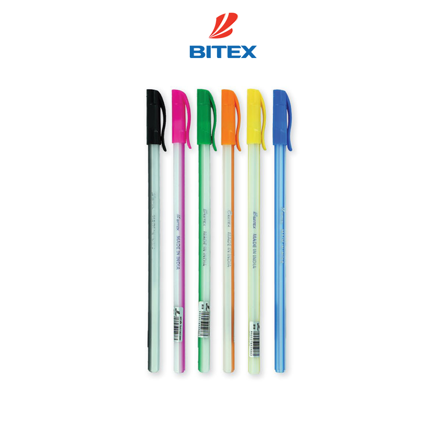 Bút nến Bitex B19 mực xanh nhiều thân màu
