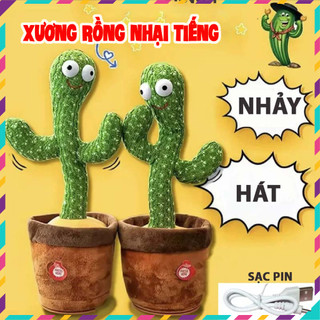 Đồ chơi xương rồng nhại giọng nhảy múa phát nhạc 120 bài hát nhạc Tiếng Anh vui nhộn cho bé