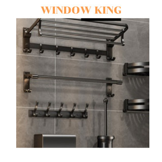 Giá đỡ kệ gắn tường nhà tắm, Kệ gắn góc, kệ để đồ phòng tắm, treo khăn, móc quần áo