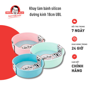 Khuôn Silicon Tròn Làm Bánh Kem 18cm Chịu Nhiệt Tốt Uncle Bills KC0017