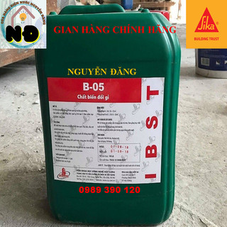 Chất tẩy gỉ b05, chất tẩy rỉ b05 | hóa chất biến đổi gỉ sắt thép b-05 ibst - can 5 lít
