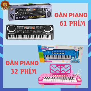 Đàn piano có đèn, nhạc kèm mic cho bé cảm thụ âm nhạc sớm
