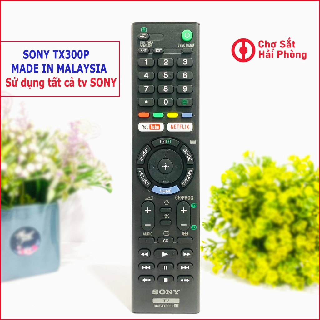 Điều Khiển SONY TX300P hàng xuất Malaysia cực đẹp Đa năng sử dụng tất cả tv SONY