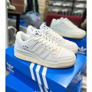 Giày adi.das forum 84 low adv white blue - fullbox full size nam nữ giày das forum trắng xanh đế nâu cao cấp