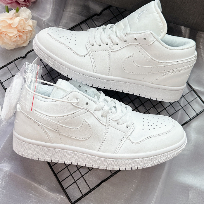 GIÀY THỂ THAO SNEAKER JD TRẮNG FULL, JD FULL WHITE NAM NỮ, GIÀY TRẮNG FULL NAM NỮ ẢNH THÂT TỰ CHỤP