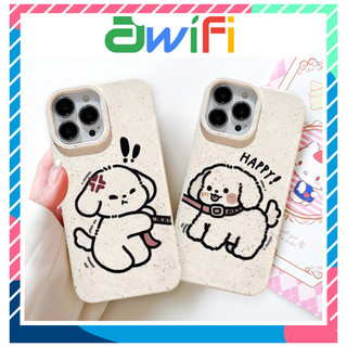Ốp lưng iphone mềm thân thiện môi trường cún trắng 6/6plus/7/8/plus/x/xs/11/12/13/14/15/pro/max/plus/promax - Awifi U1-9