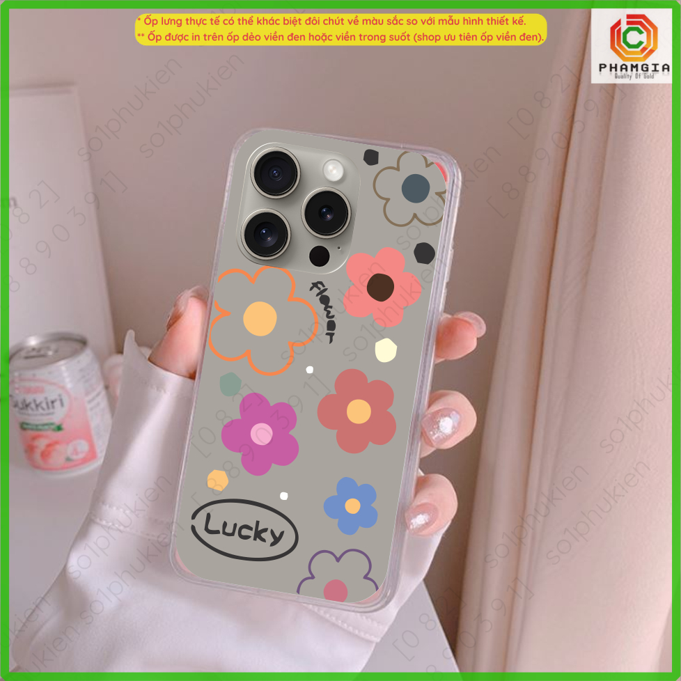 Ốp lưng iPhone 15 14 13 12 11 mini pro plus pro max dẻo trong suốt hình thiết kế, mẫu họa tiết dễ thương