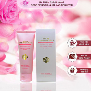 Sữa rửa mặt Rose de Seoul Hàn Quốc 150g new version 2023