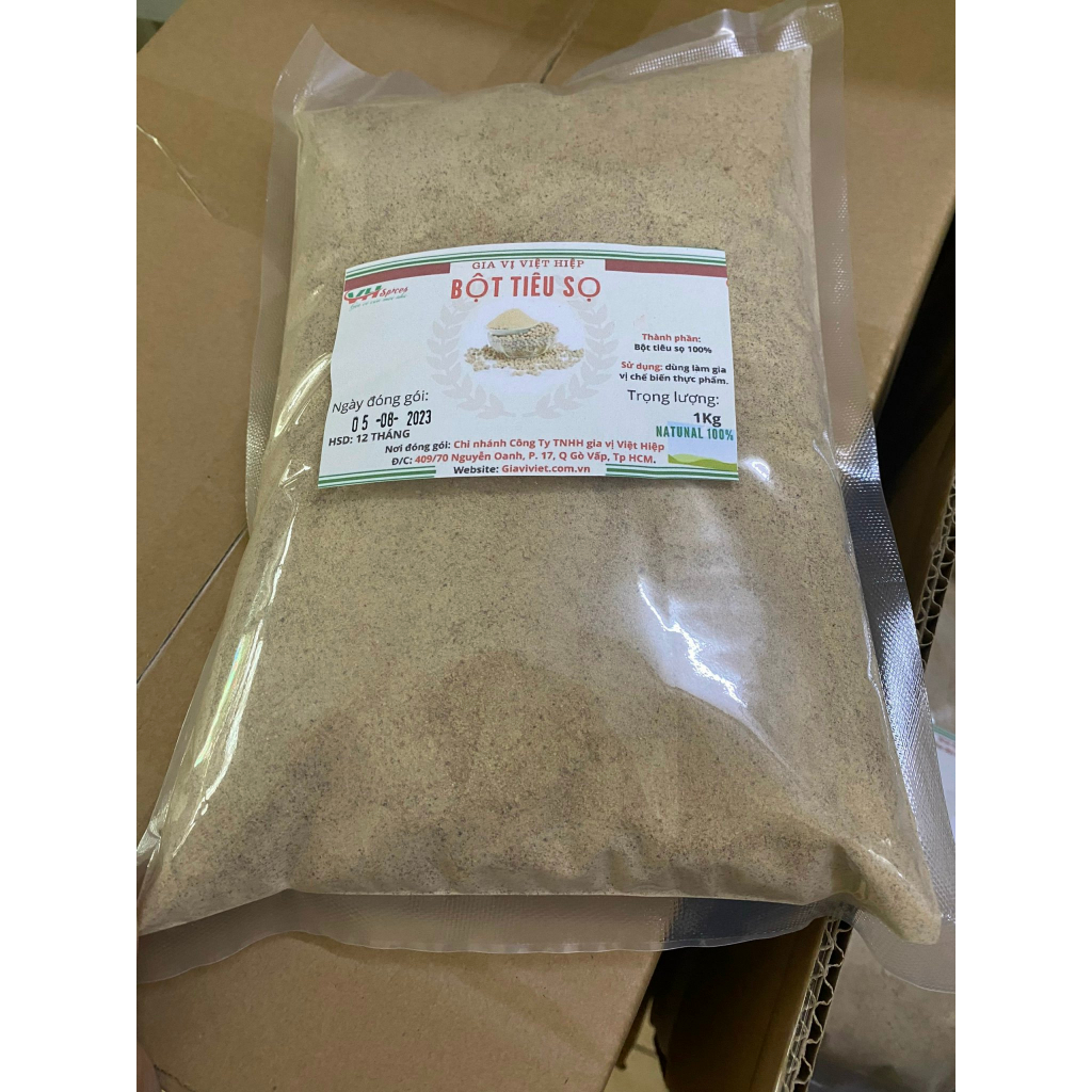 Bột Tiêu Sọ -Tiêu Trắng Thơm Cay