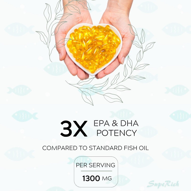 Dầu cá Triple Strength Fish Oil Omega 3 Sports Research của Mỹ
