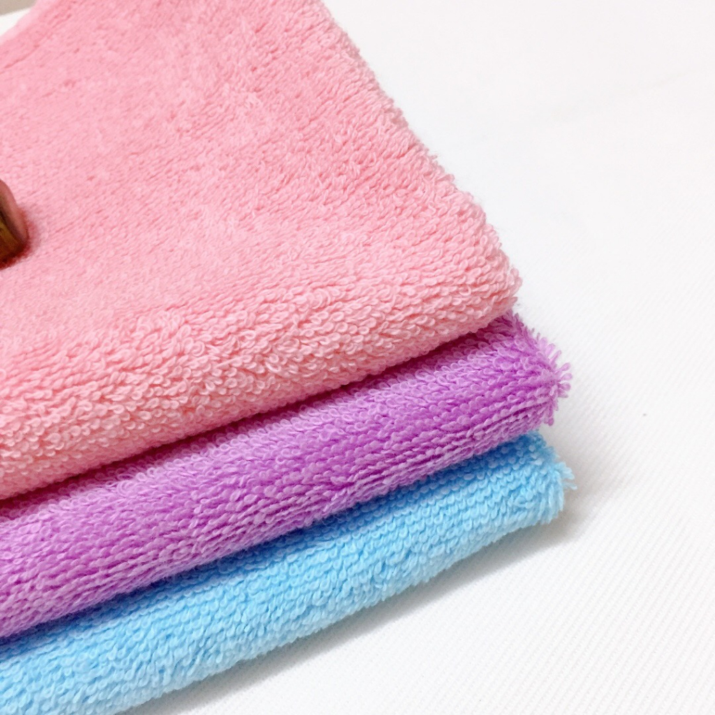 Khăn mặt VNXK cao cấp 100%cotton thấm hút tốt - khăn tay khăn lau chén - khăn mặt gia đình tiện lợi