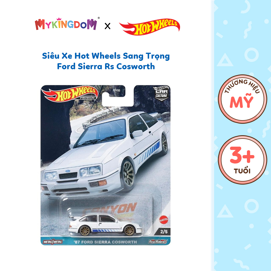 Đồ Chơi Siêu Xe Sang Trọng Ford Sierra Rs Cosworth HOT WHEELS HKC54/FPY86