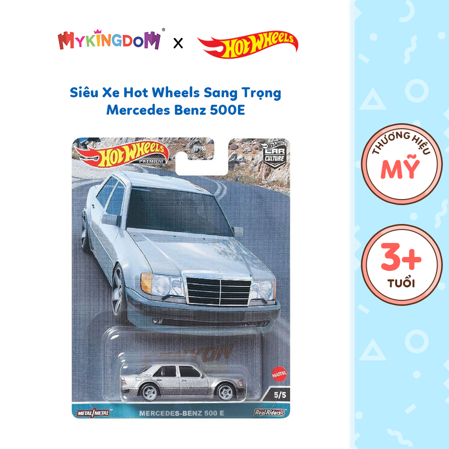 Đồ Chơi Siêu Xe Sang Trọng Mercedes Benz 500E HOT WHEELS HKC55/FPY86