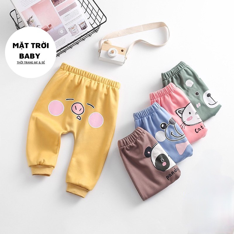 Quần nỉ dày ấm cho bé 6-12kg