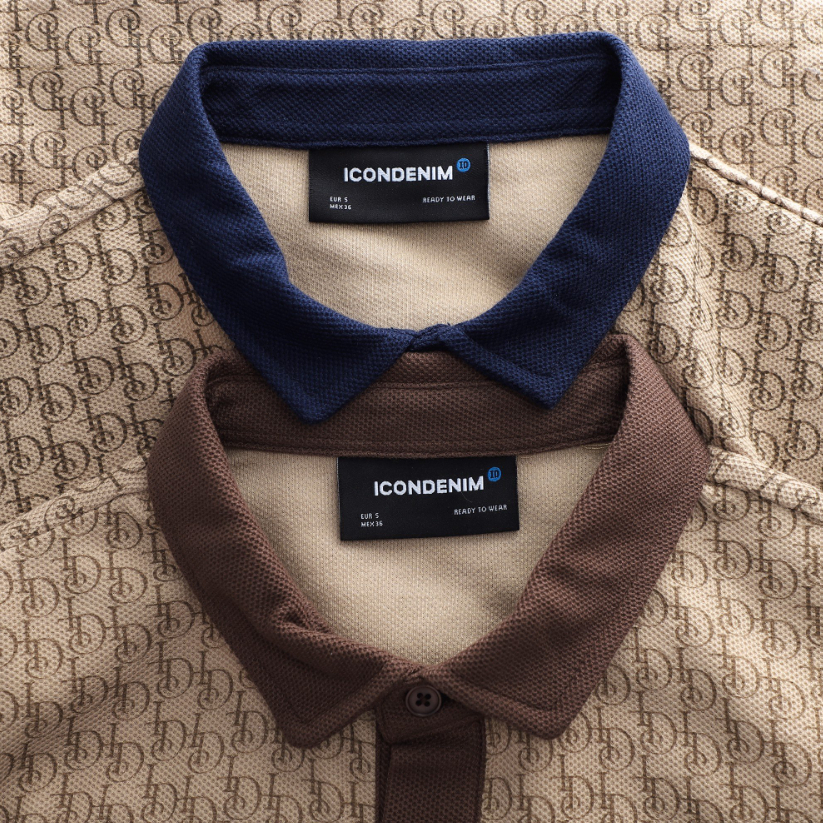 Áo thun nam Polo ICONDENIM Họa tiết chất Cotton dày dặn bo thun mềm mại - PLID0059