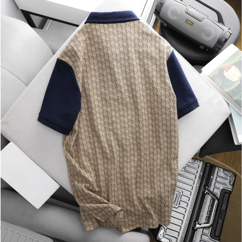Áo thun nam Polo ICONDENIM Họa tiết chất Cotton dày dặn bo thun mềm mại - PLID0059