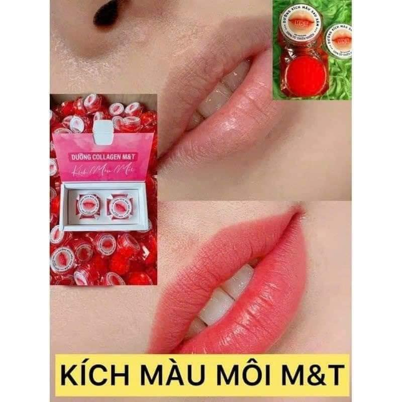 Dưỡng môi M&T Collagen Giảm Thâm, Kích Màu Môi Sau Phun Xăm, Dưỡng Môi Căng Bóng + Tặng nước hoa 5ml