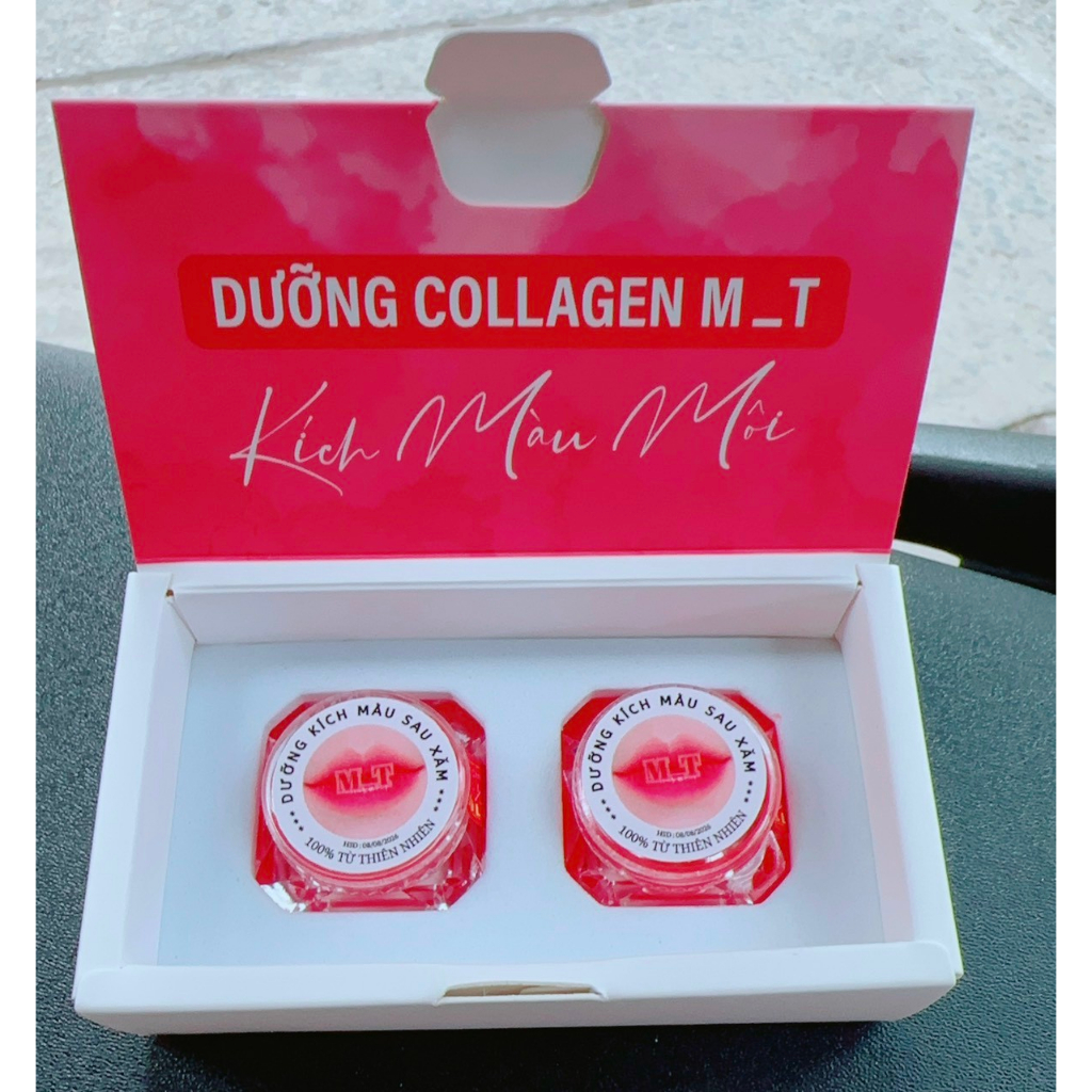 Dưỡng môi M&T Collagen Giảm Thâm, Kích Màu Môi Sau Phun Xăm, Dưỡng Môi Căng Bóng + Tặng nước hoa 5ml