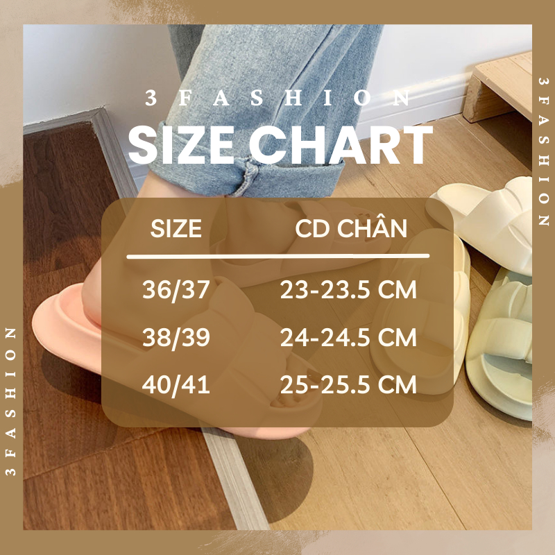 Dép nữ bánh mì chao quai ngang trơn mẫu hot 2023 nhưa PVC đúc bền đẹp nhẹ cực êm chân - 3246