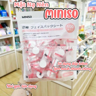 Mặt nạ nén miniso 100 viên - túi