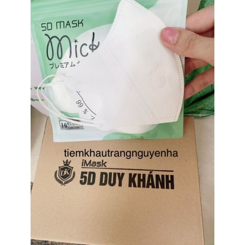 [Mã sỉ] Thùng 200 cái khẩu trang 5D Mickey (5D duy khánh)- ôm mặt, quai đeo chắc chắn