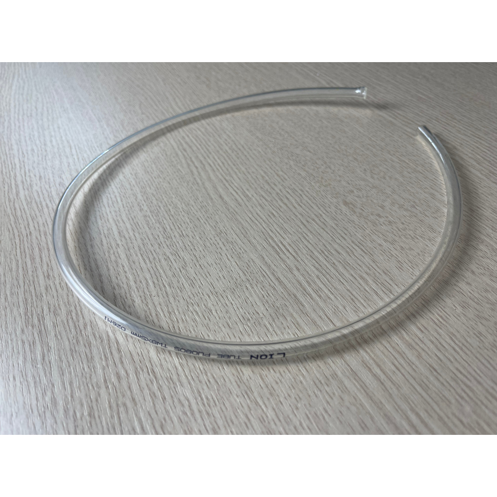 Phụ kiện dây cấp nước vòi xịt LUVA BIDET dài 60cm màu trắng trong - LUVA VIỆT NAM