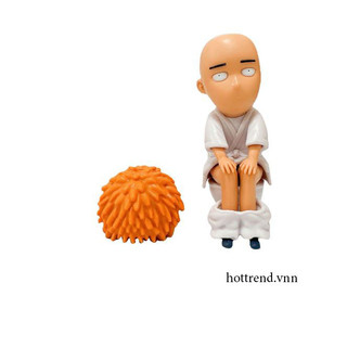 Mô Hình Nhân Vật Saitama hài hước, Tượng one punch man cute trang trí đẹp