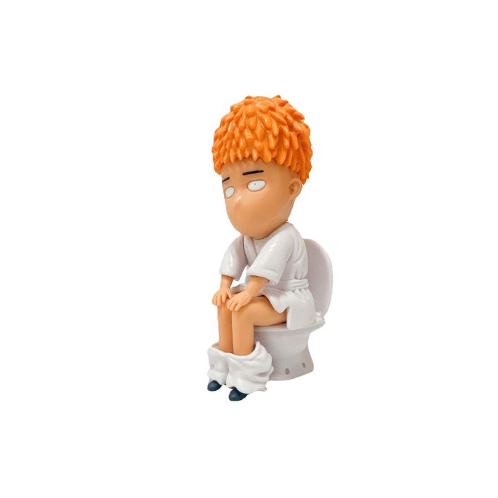 Mô Hình Nhân Vật Saitama hài hước, Tượng one punch man cute trang trí đẹp