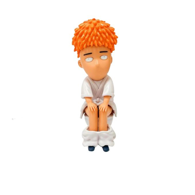 Mô Hình Nhân Vật Saitama hài hước, Tượng one punch man cute trang trí đẹp