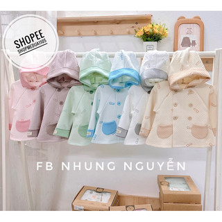 Áo khoác trần bông có mũ