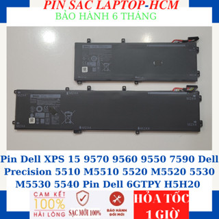 Pin Dell XPS 15 9570 9560 9550 7590 Dell Precision 5510 M5510 5520 M5520 5530 M5530 5540 Pin Dell 6GTPY H5H20 GPM03