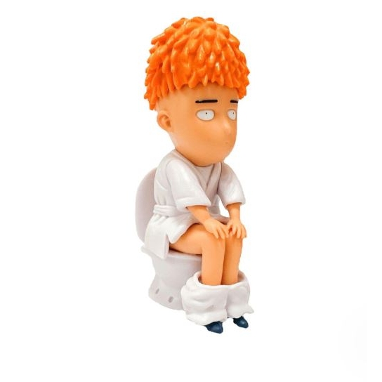Mô Hình Nhân Vật Saitama hài hước, Tượng one punch man cute trang trí đẹp