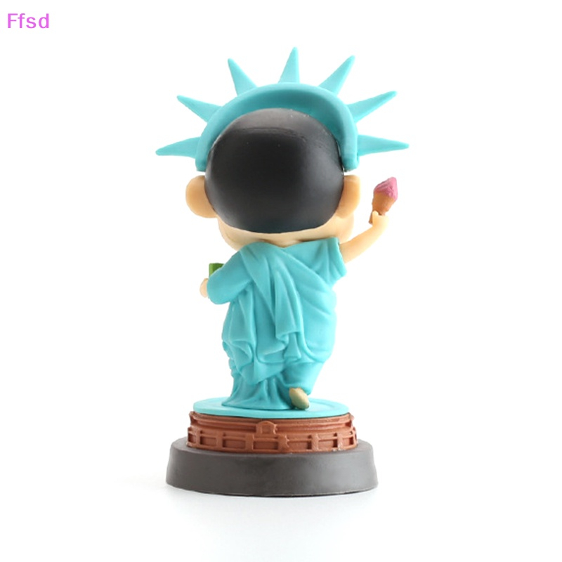 Mô Hình Tượng Shin Chan Cosplay Tượng Nữ Thần Tự Do, tượng Shin dễ thương