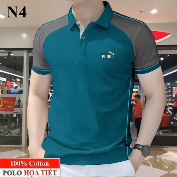 Mẫu 29 , Áo PoLo Họa Tiết Hoa Văn Tay Ngắn In Hình Phong Cách Mỹ , Chất Liệu Vải Mát , Thời Trang Mùa Hè Dành Cho Nam