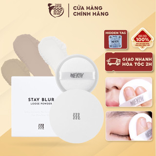 Phấn Phủ Dạng Bột Kiềm Dầu, Hiệu Ứng Mờ Lì, Cho Lớp Nền Mịn Màng, Lâu Trôi Merzy Stay Blur Loose Powder