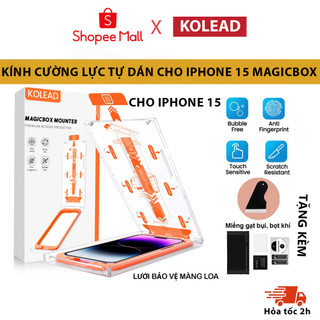  Kính Cường Lực tự dán MAGICBOX MB lưới bảo vệ loa KOLEAD cao cấp iph XS xsm 11 12 13 14 15 pro PLUS PROMAX