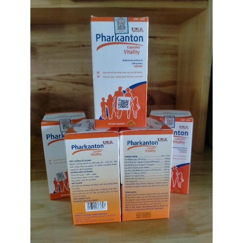 PHARKANTON USA Vinaphar chai 30 viên giúp Tăng Cường Sức Khỏe