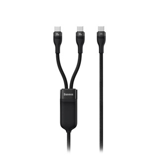Cáp type-c ra 2 đầu type-c sạc nhanh 100w baseus