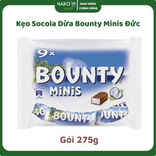 Kẹo Socola Dừa Bounty Minis Đức Gói 9 Thanh Fullsize