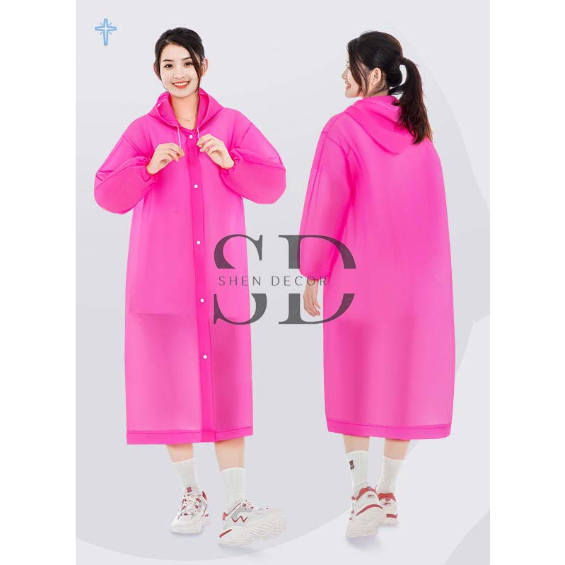 Áo mưa , Áo mưa Măng Tô chống nước, chống thấm, Chất liệu EVA