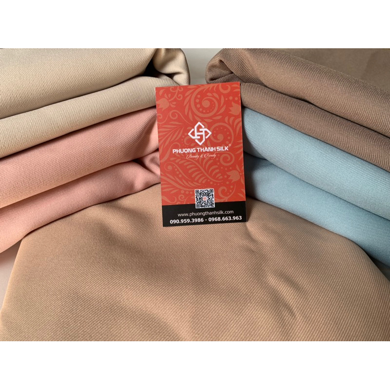 Vải CAROLAN siêu dày mịn, chuyên may Váy kiểu, Quần tây, Set vest cao cấp, may Đồng phục học sinh,… PHƯƠNG THÀNH Silk