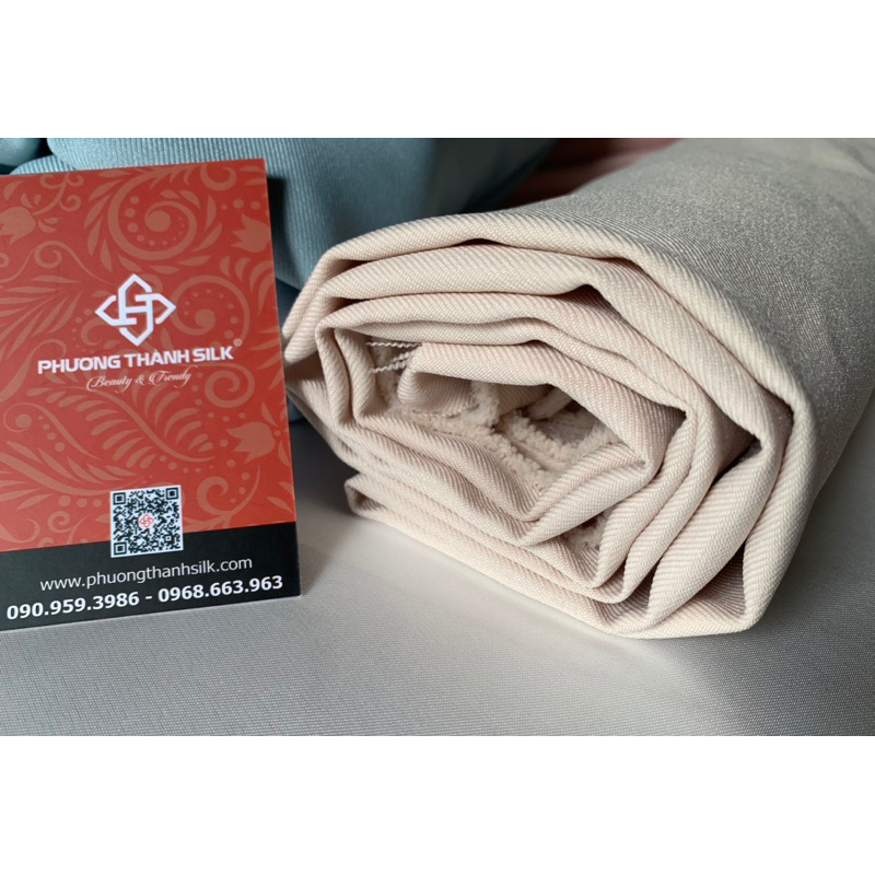 Vải CAROLAN siêu dày mịn, chuyên may Váy kiểu, Quần tây, Set vest cao cấp, may Đồng phục học sinh,… PHƯƠNG THÀNH Silk