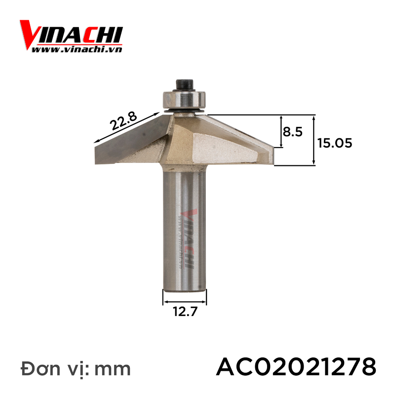 Mũi vát 30º Tideway AC0202