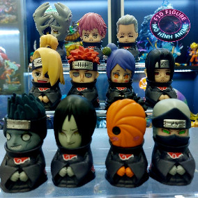 Mô hình Naruto Bộ Akatsuki chibi hàng siêu cấp cao 8cm - Mô hình anime - Mô hình Akatsuki chibi