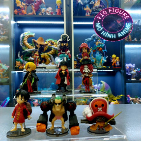 Mô hình One Piece chibi Băng Hải tặc Mũ Rơm - Mô hình anime - Mô hình nhân vật chibi giá rẻ 10CM
