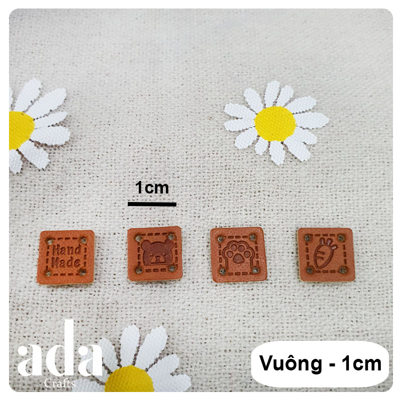 Nhãn da may quần áo búp bê mini  - ada.crafts