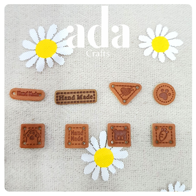 Nhãn da may quần áo búp bê mini  - ada.crafts